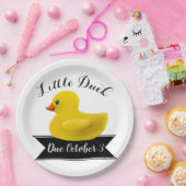 Little Duck Baby shower Invitation Papieren Bordje (Feest)