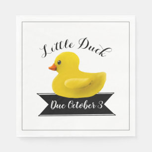 Little Duck Baby shower Invitation Servet