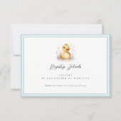 Little Duck Baby shower Registry Details Kaart (Voorkant)