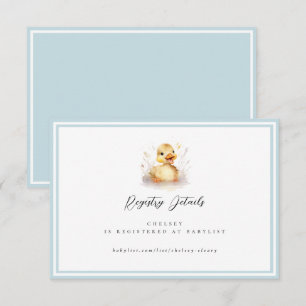 Little Duck Baby shower Registry Details Kaart