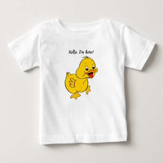 "Little Duck" Baby T-Shirt (Voorkant)