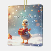 Little Duck Christmas Holiday Ornament (Links)