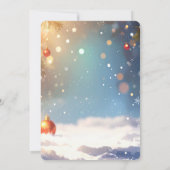 Little Duck Christmas Holiday Party Invitation Kaart (Achterkant)