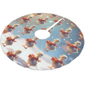 Little Duck Christmas Tree Skirt Kerstboom Rok (Gekanteld)