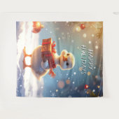 Little Duck Holiday Backdrop Wandkleed (Voorkant (horizontaal))