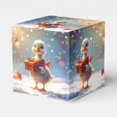 Little Duck Holiday Favor Box Bedankdoosjes (Voorkant Zijde)