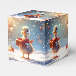 Little Duck Holiday Favor Box Bedankdoosjes