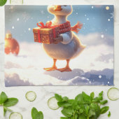 Little Duck Holiday Kitchen Towel Theedoek (Gevouwen)