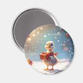 Little Duck Holiday Magnet (Voorkant / Achterkant)
