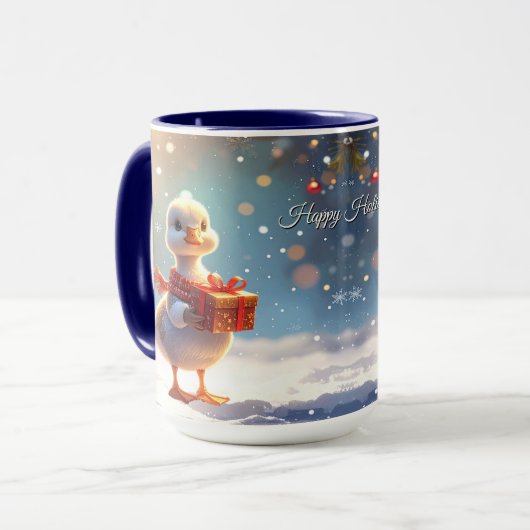 Little Duck Holiday Mug Mok (Voorkant links)