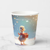 Little Duck Holiday Paper Cups Papieren Bekers (Voorkant)