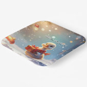 Little Duck Holiday Paper Plate Papieren Bordje (Gebogen)