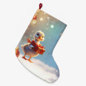 Little Duck Holiday Stocking Grote Kerstsok (Voorkant (Hangend))