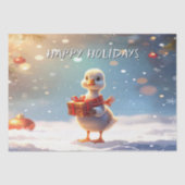 Little Duck Holiday Tissue Paper Tissuepapier (Voorkant)