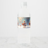Little Duck Holiday Water Bottle Label Waterfles Etiket (Voorkant)