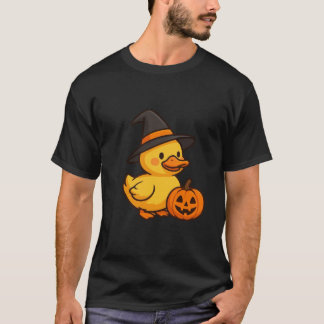 Little Duck in het T-shirt van Halloween World Man