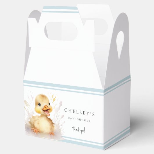 Little Duckling Baby shower Bedankdoosjes (Geopend)
