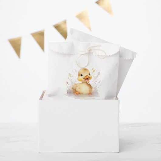 Little Duckling Baby shower Favor Bag Bedankzakje (Feest)