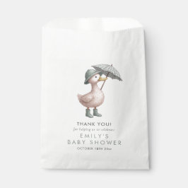 Little Duckling Baby Shower Guest Thank You Bedankzakje