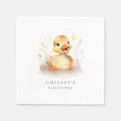 Little Duckling Baby shower Servet (Voorkant)