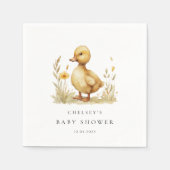 Little Duckling Baby shower Servet (Voorkant)