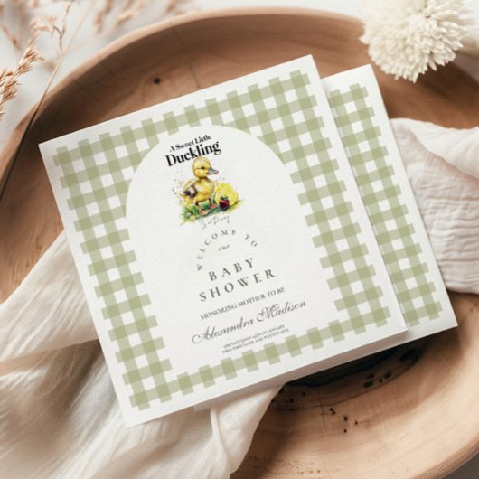 Little Duckling Baby shower Servet