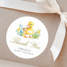 Little Duckling Duck Baby shower Bedankt