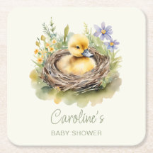 Little Duckling Duck Baby shower gepersonaliseerd