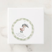 Little Duckling Gender Neutral Baby Shower Bedankjes Labels (In situ)