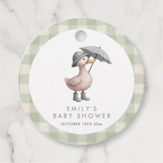 Little Duckling Gender Neutral Baby Shower Bedankjes Labels