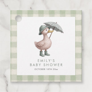 Little Duckling Gender Neutral Baby Shower Bedankjes Labels