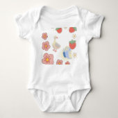 little duckling with strawberry a portray of sooth romper (Voorkant)