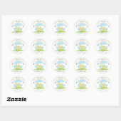 Little Ducklings | Tweeling Baby Favor Sticker (Vel)