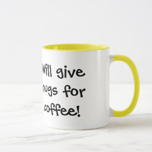 Little Ducky: Geef knuffels voor koffie! Mok