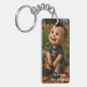 Little Dude S7 & babyJoy S9 dubbel formaat sleutel Sleutelhanger (Voorkant Links)