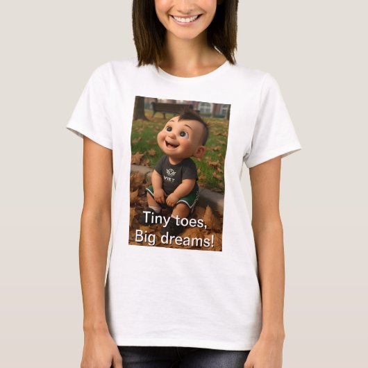 Little Dude Serie 7 - #10 Dames T-shirt (Voorkant)