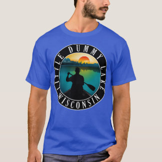 Little Dummy Lake Wisconsin kanoën T-shirt