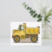 Little Dump Truck Post Card Briefkaart (Staand voorkant)