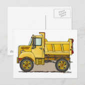 Little Dump Truck Post Card Briefkaart (Voorkant / Achterkant)