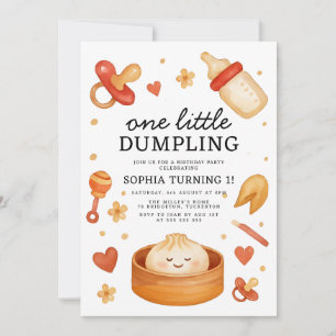 Little Dumpling 1e verjaardag Kaart
