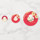Little Dumpling Baby shower Asian Table Confetti (Voorkanten)