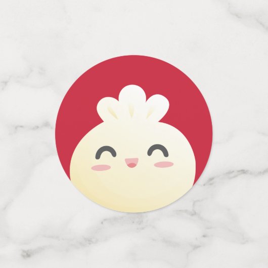 Little Dumpling Baby shower Asian Table Confetti (Kleine voorkant)