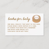 Little Dumpling Baby shower Boeken voor Baby Informatiekaartje (Voorkant)