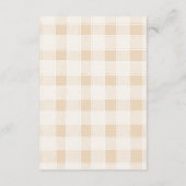 Little Dumpling Baby shower Diapper Raffle Informatiekaartje (Achterkant)