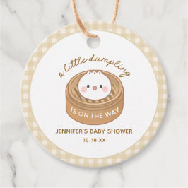Little Dumpling Baby shower Favoriet Bedankjes Labels