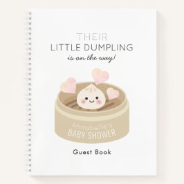 Little Dumpling Baby shower Guest Book Notitieboek