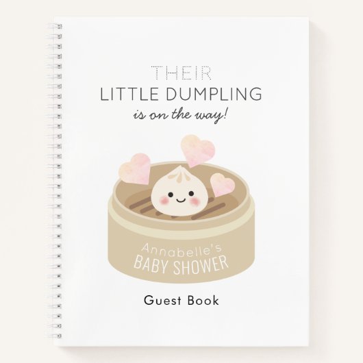Little Dumpling Baby shower Guest Book Notitieboek (Voorkant)