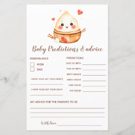 Little Dumpling Baby shower voorspellingen en advi