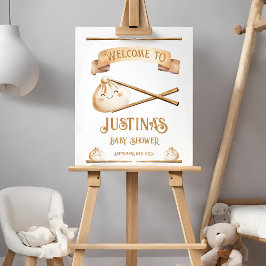 Little Dumpling Baby shower Welkomstbord Poster