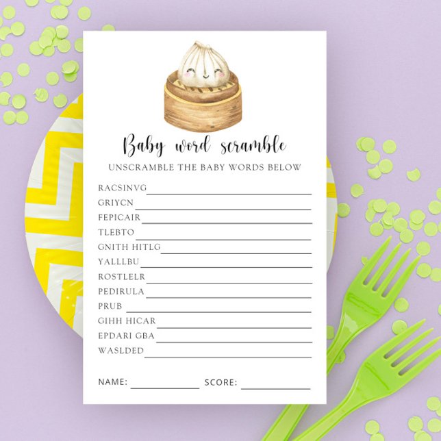 Little dumpling Baby Word Scramble Game (Creator heeft geüpload)